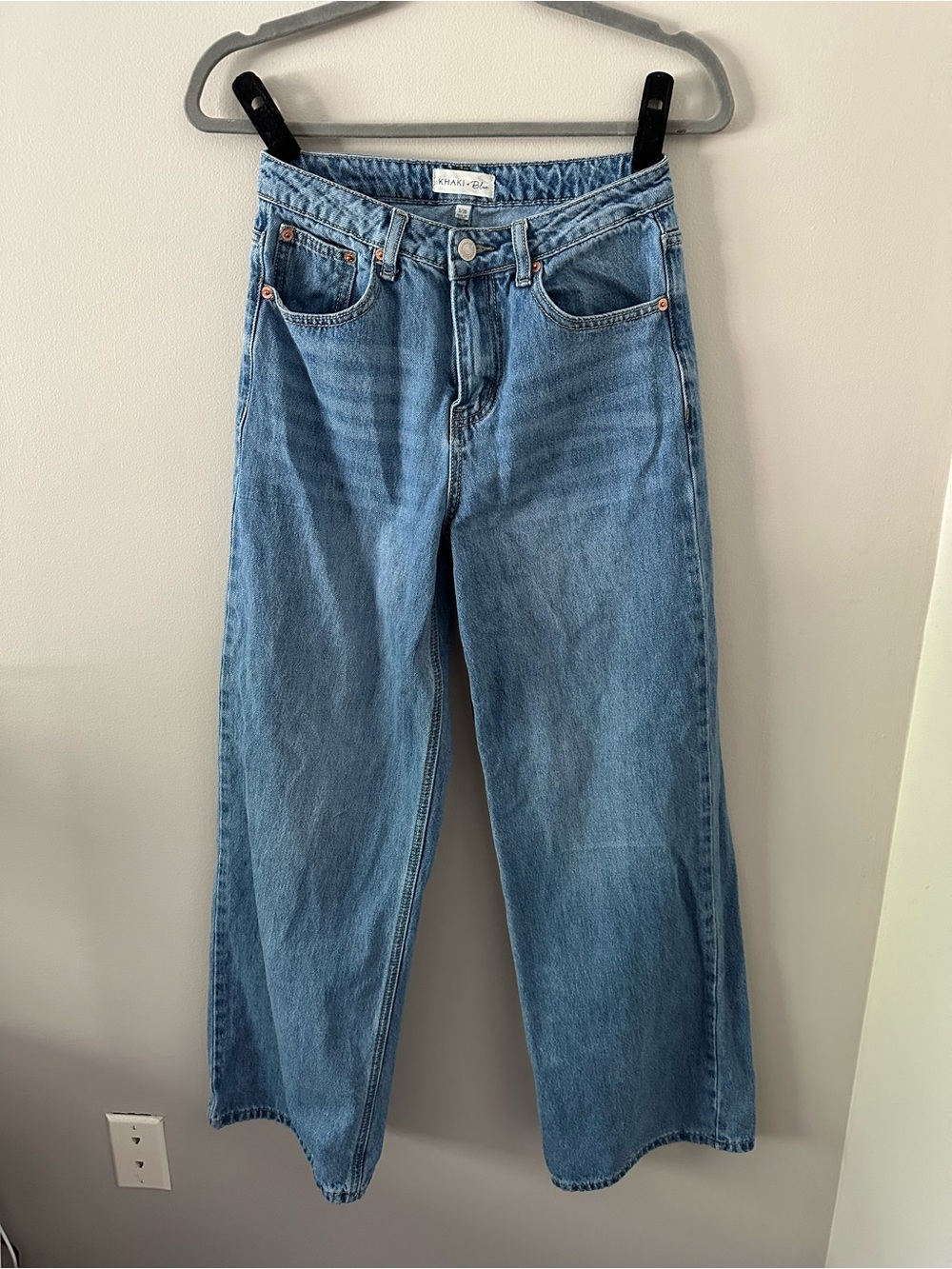 Madewell Light Blue Wide Leg Jeans